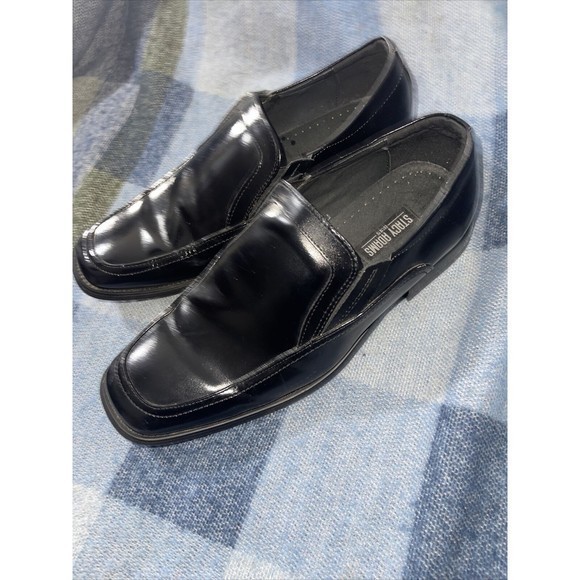 Stacy Adams Felton Black Dress Leather Shoes Slip On Men's US Size 9W - Picture 3 of 6